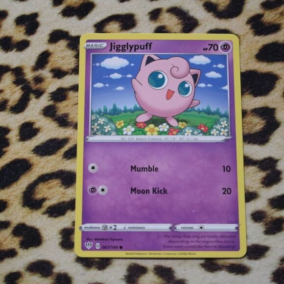 Jigglypuff 067/189 Pokemon Card - Picture 1 of 1